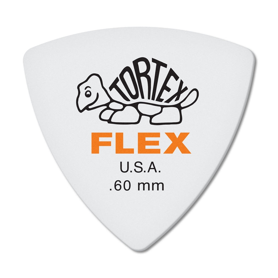Dunlop 456P.60 Tortex Flex Triangle .60 mm Pack/6