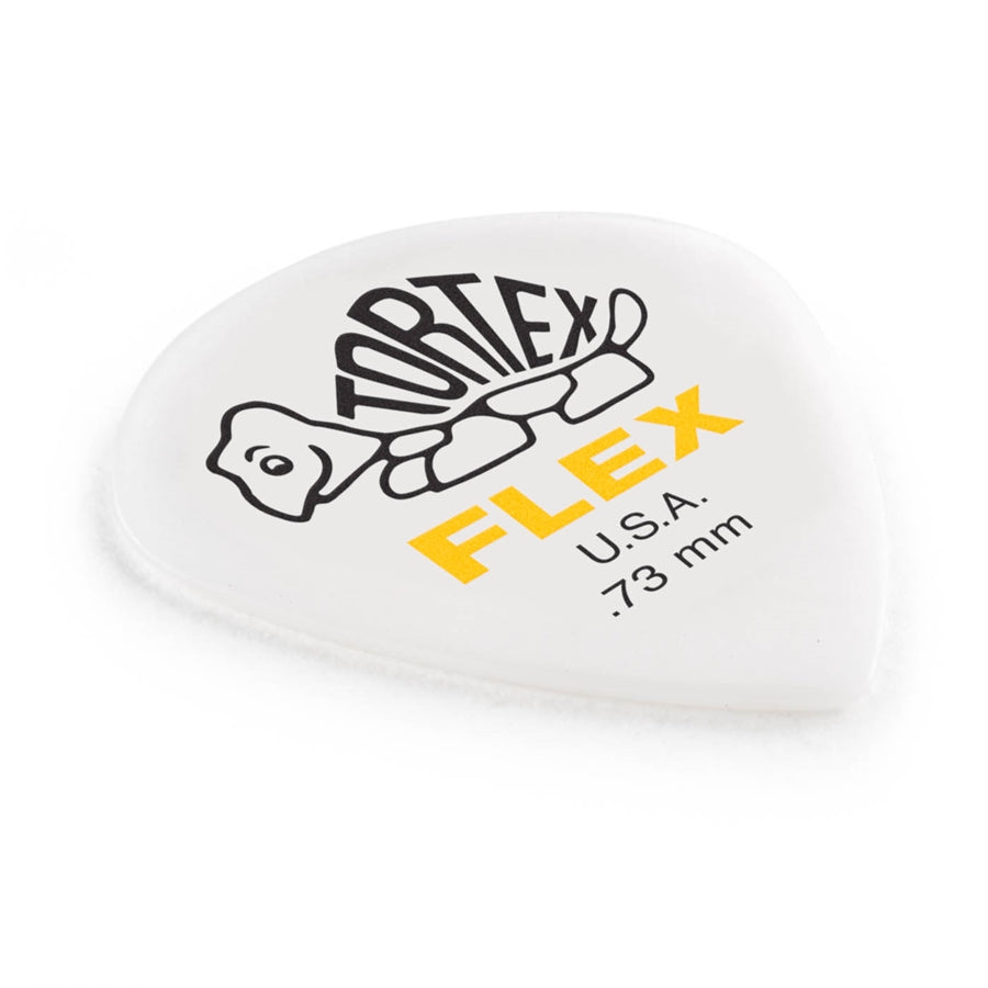 Dunlop 466R073 Tortex Flex Jazz III XL .73 mm Bag/72