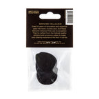 Dunlop 485P-03MD Celluloid Teardrop, Black Medium Player's Pack/12