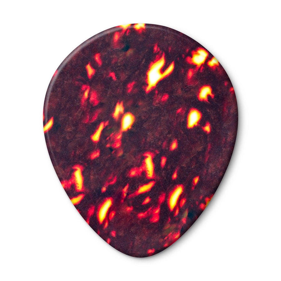 Dunlop 485P-05HV Celluloid Teardrop, Shell Heavy Player's Pack/12