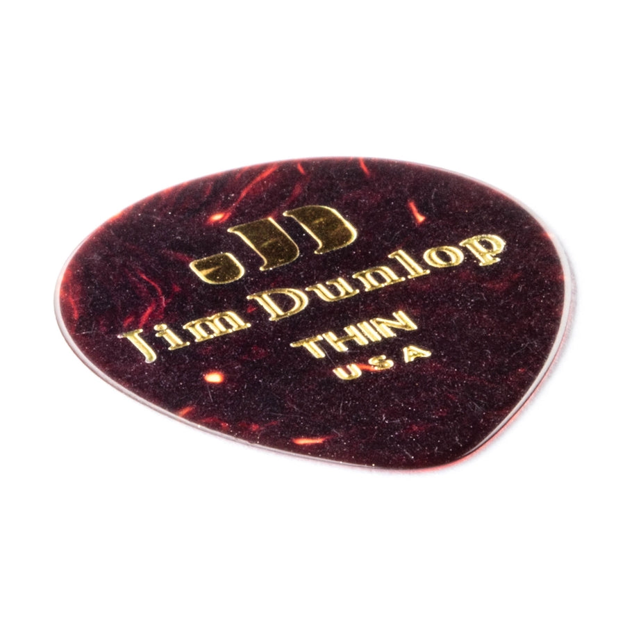 Dunlop 485P-05TH Celluloid Teardrop, Shell Thin Player's Pack/12