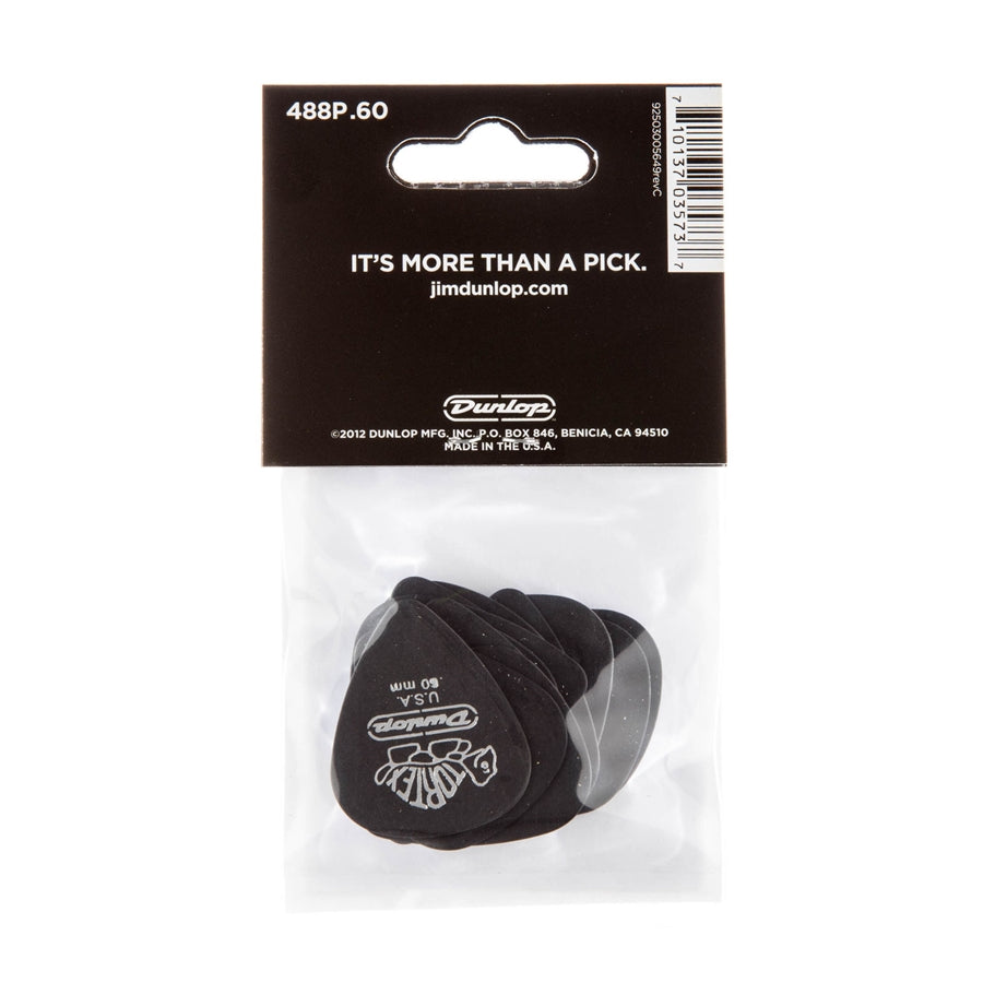 Dunlop 488P Pitch Black Standard .60