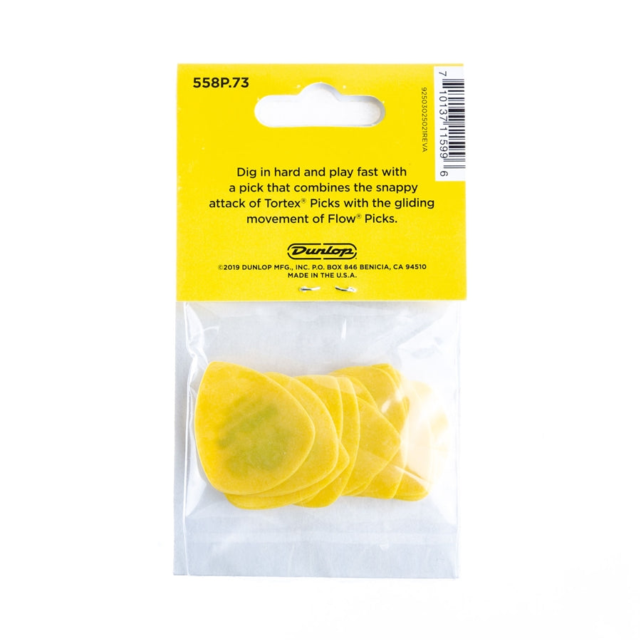 Dunlop 558P073 Tortex Flow Standard .73mm Player's Pack/12