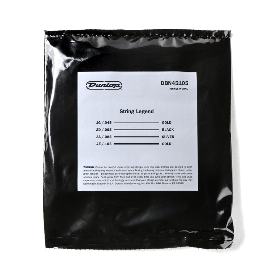 Dunlop DBN45105 Nickel Wound, Medium Set /4