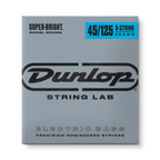 Dunlop DBSBN45125 Super Bright Nickel Wound, Medium Set/5
