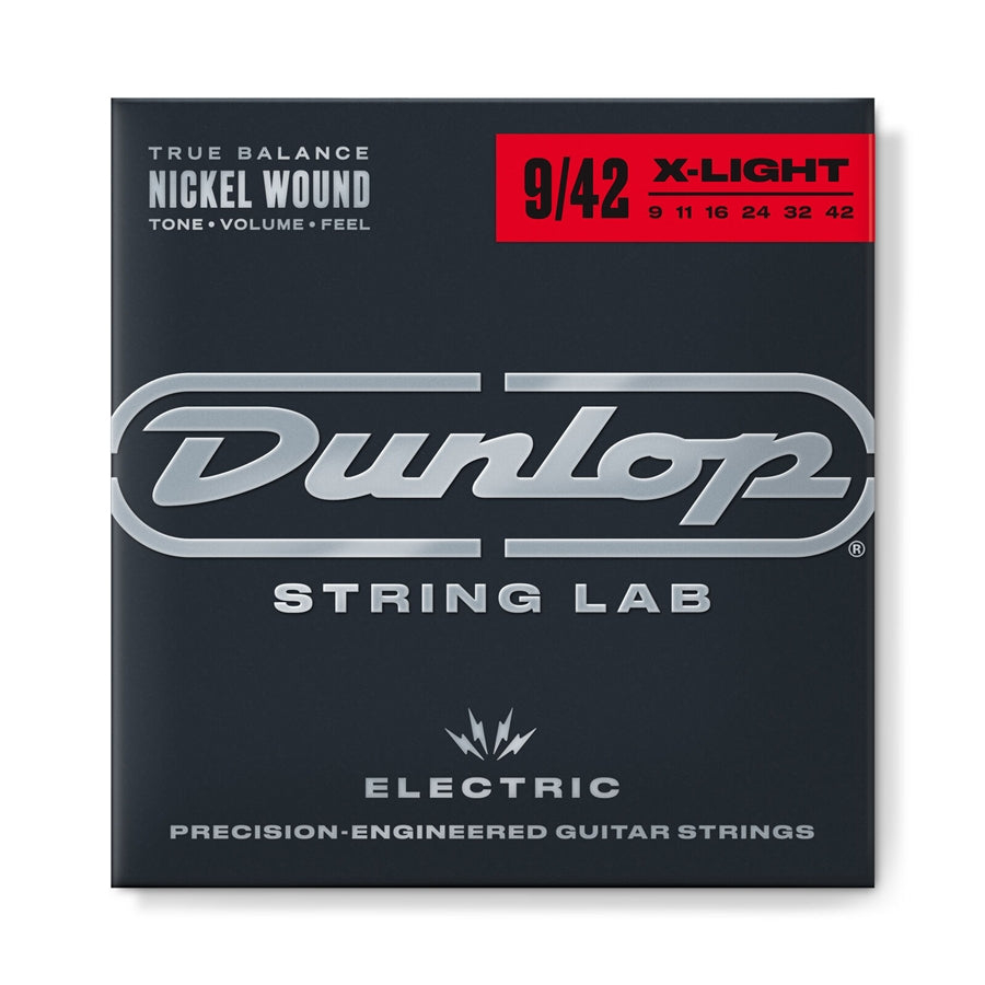Dunlop DEN0942 Nickel Plated Steel, Light, Set/6