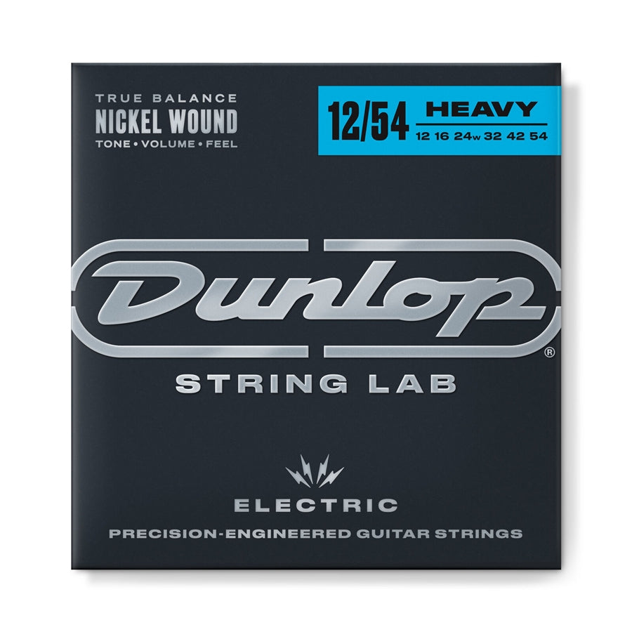 Dunlop DEN1254 Nickel Plated Steel, Heavy, Set/6