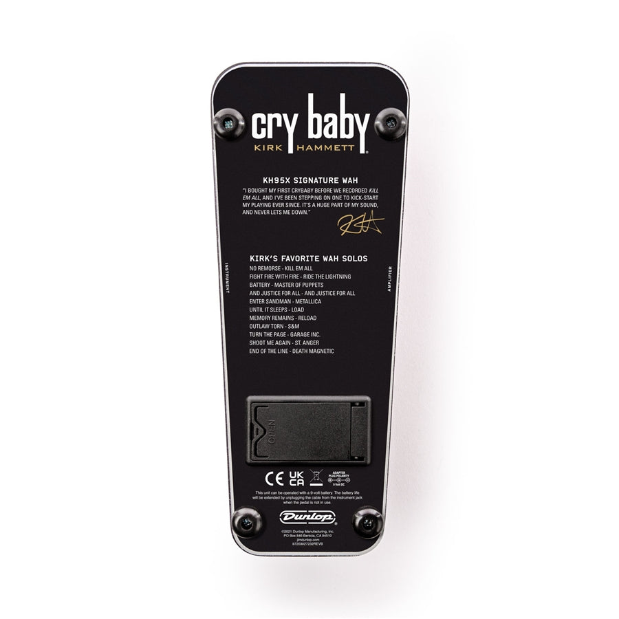 Dunlop KH95X Kirk Hammett Collection Cry Baby Wah Special Edition