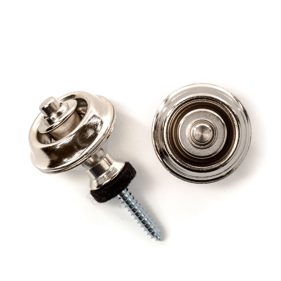 Dunlop SLS1031N Straplok Dual Design Strap Retainer System, Nickel