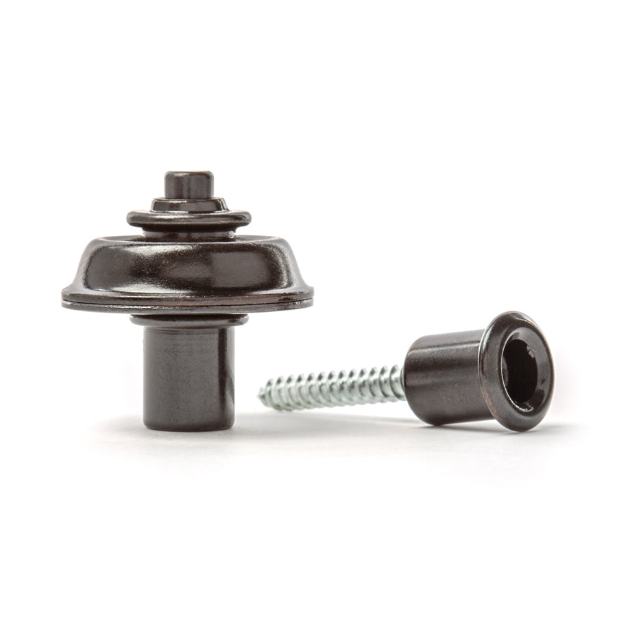 Dunlop SLS1403BK Straplok Flush Mount Strap Retainer System, Black
