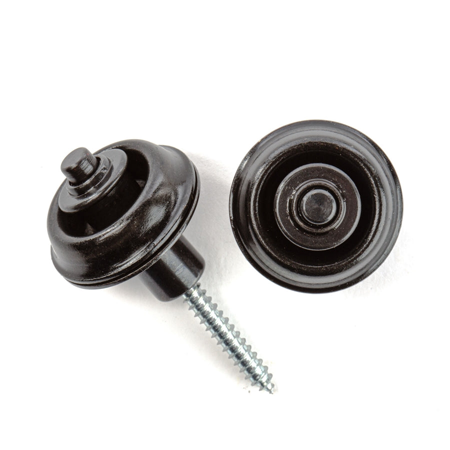 Dunlop SLS1403BK Straplok Flush Mount Strap Retainer System, Black