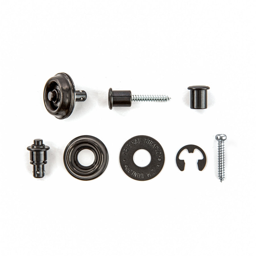 Dunlop SLS1403BK Straplok Flush Mount Strap Retainer System, Black