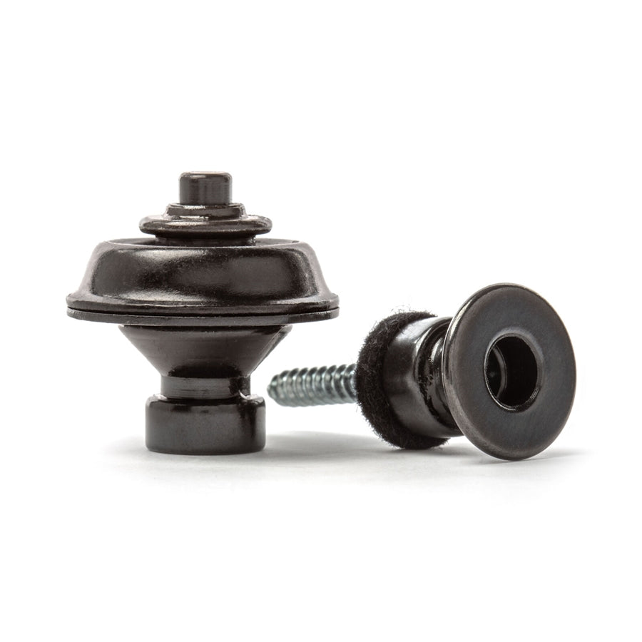 Dunlop SLS1503BK Straplok Traditional Strap Retainer System, Black