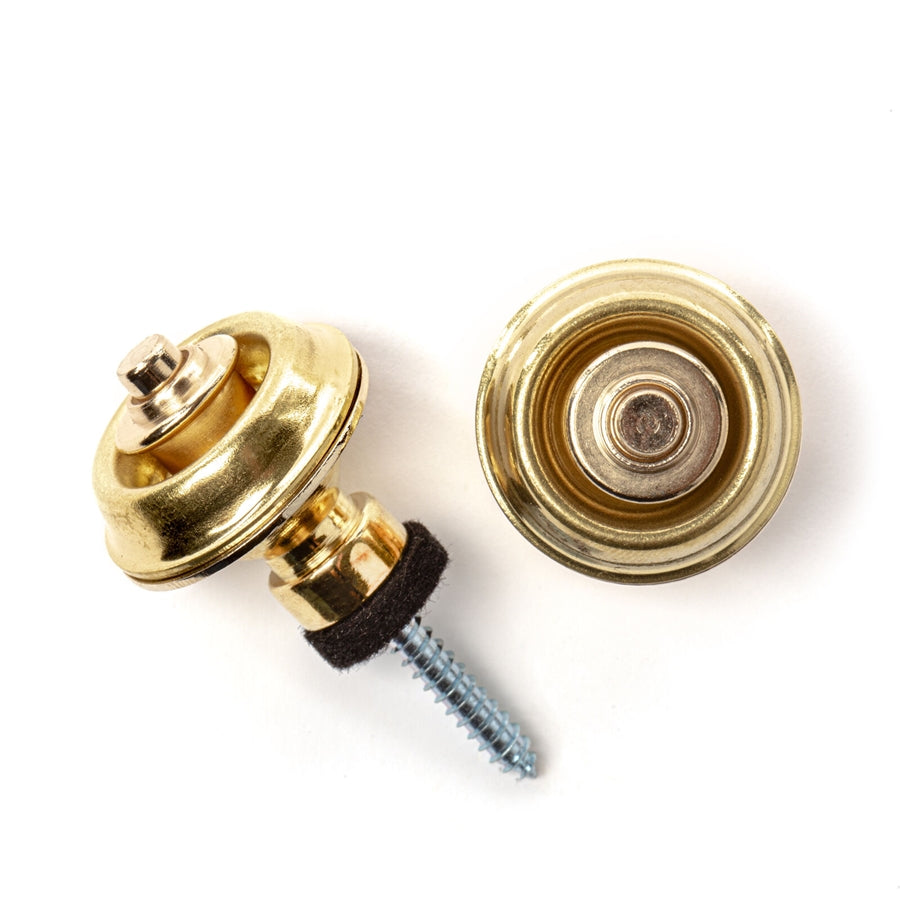 Dunlop SLS1504G Straplok Traditional Strap Retainer System, Gold