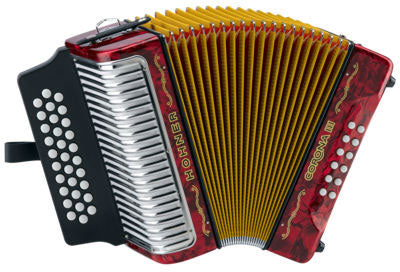 Hohner Corona iii bbebab, red