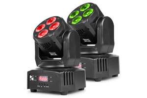 MHL36 Set 2xWash 4x9W 3in1 incl bag