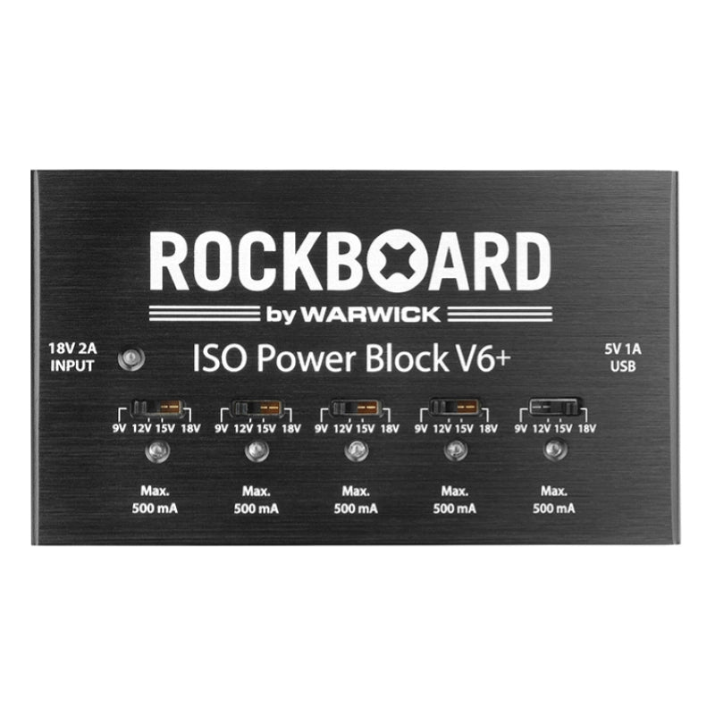 Rockboard Power Block Iso 6+ Alimentatore con 6 Uscite Isolate