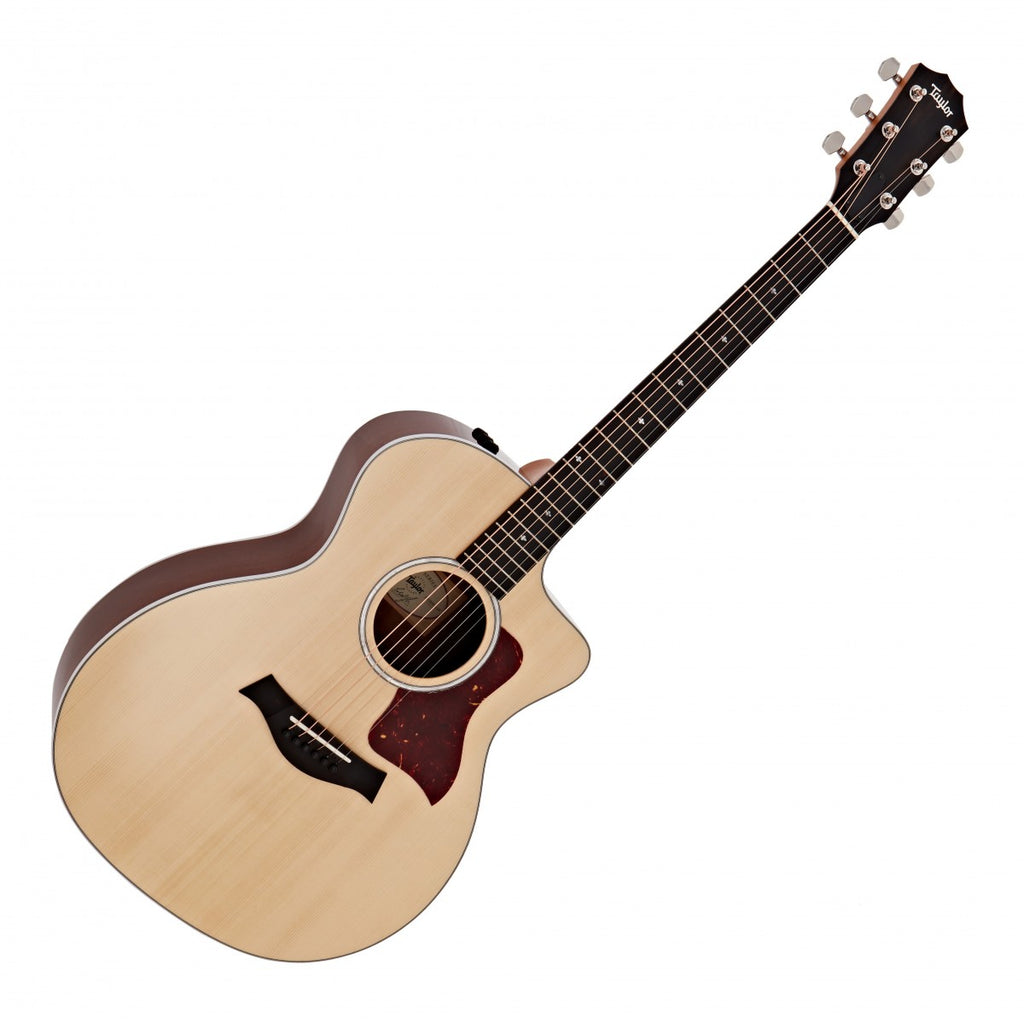 Taylor 214Ce Quilted Sapele Spruce Nat Top DLX Chitarra Acustica Elettrificata