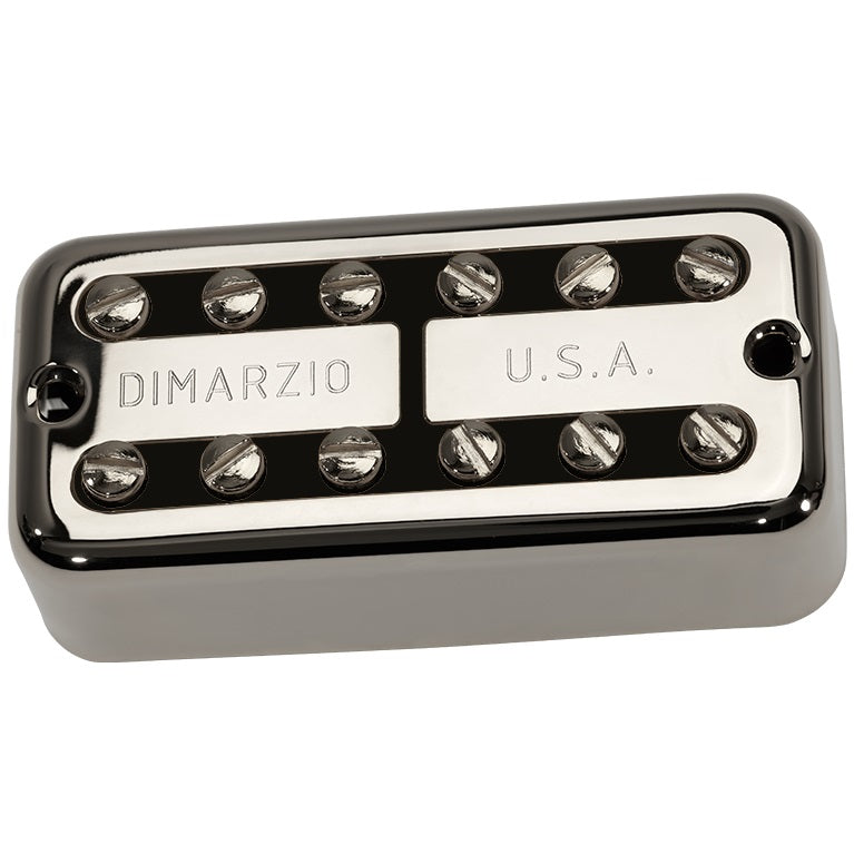 DiMarzio New'Tron Bridge "F-spaced" Nickel/Black - DP292FNBK