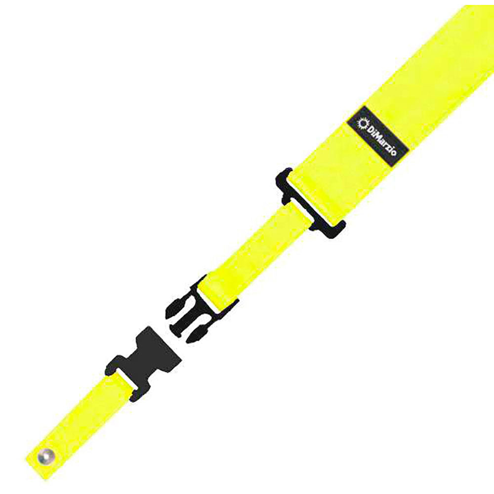 DiMarzio DD2200N Nylon ClipLock - Neon Yellow - DD2200Y