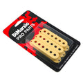 DiMarzio DM2001CR - cover per single coil hum cancelling - set 3 pezzi - Crema