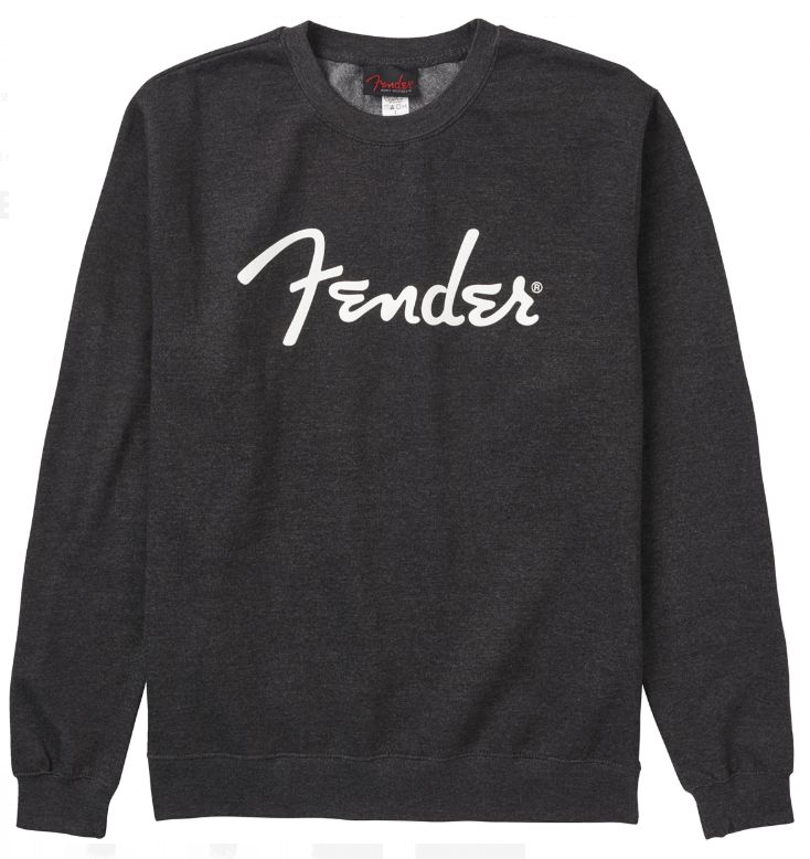 Fender Spaghetti Logo Pullover Chorcoal Small