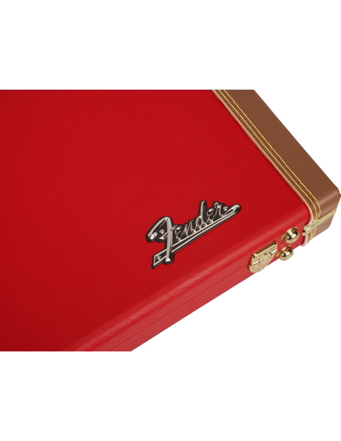 Fender Classic Series Wood Case Stratocaster Telecaster Fiesta Red