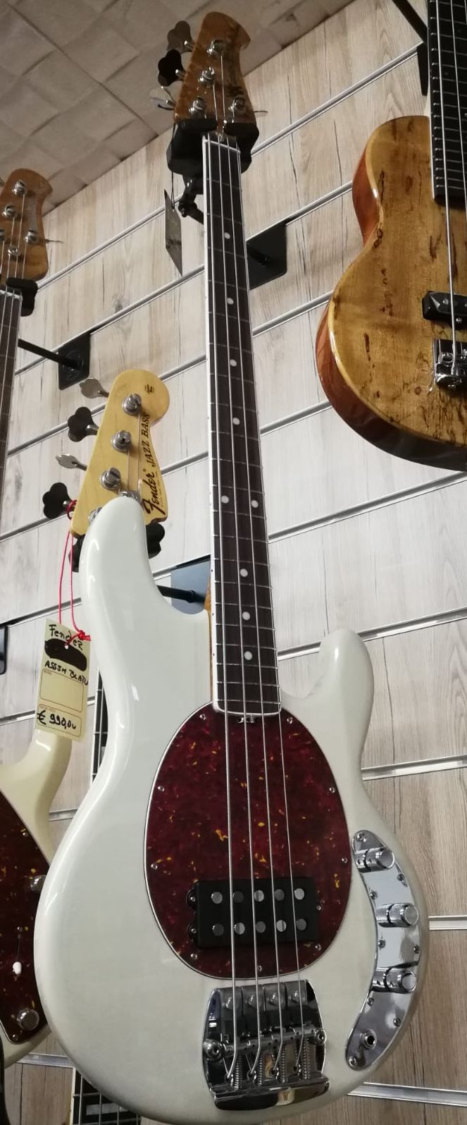 Musicman Stingray Old Smoothie Maple Fb Trans Buttermilk