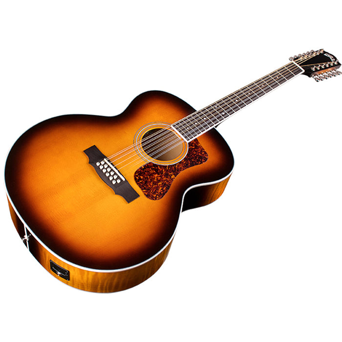 Guild F2512E Deluxe Archback Antique Burst Chitarra Acustica 12 Corde Elettrificata