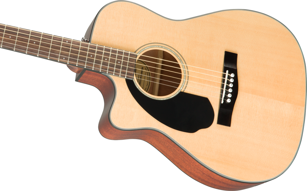 Fender Cc-60Sce Natural Left Hand Chitarra Acustica Elettrificata Mancina