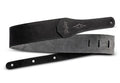 Taylor 410425 Tracolla Gemstone 2.5' Sanded Leather Guitar Strap Black