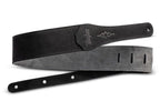 Taylor 410425 Tracolla Gemstone 2.5' Sanded Leather Guitar Strap Black