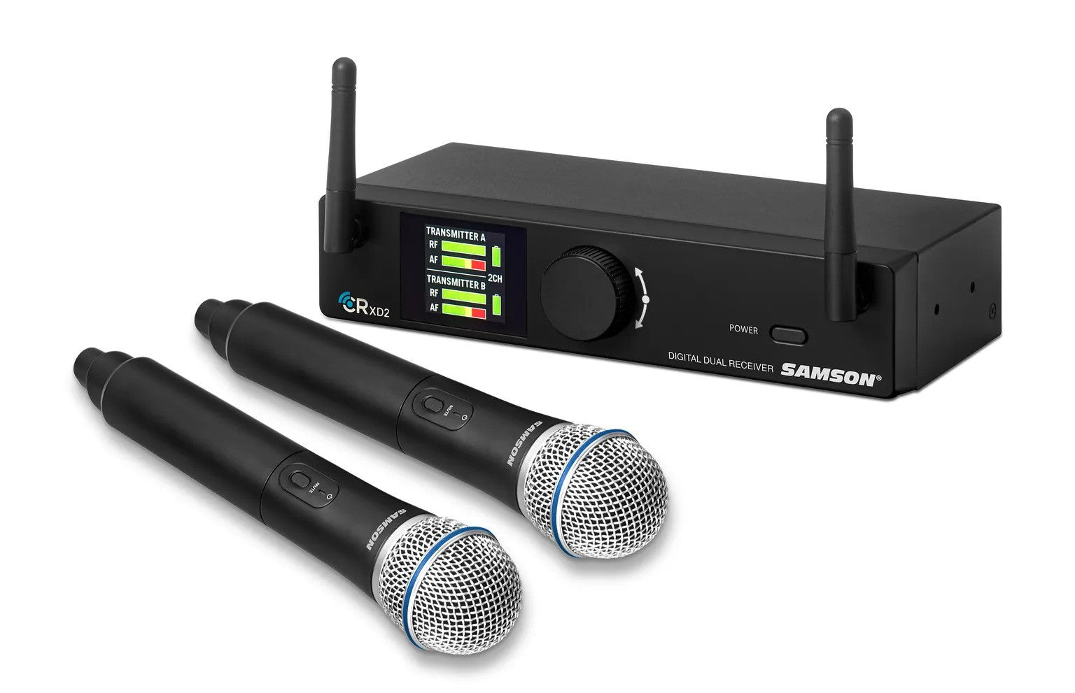 Samson CRXD2 DUAL HH SYS W/Q8 220V