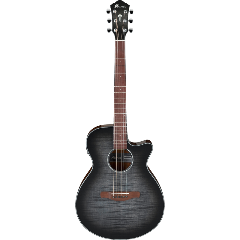 Ibanez Aeg70tch Chitarra Acustica Amplificata Transparent Charcoal Burst