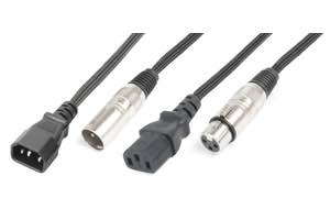 CX09-5 IEC M/XLR M-IEC F/XLR F 5m 