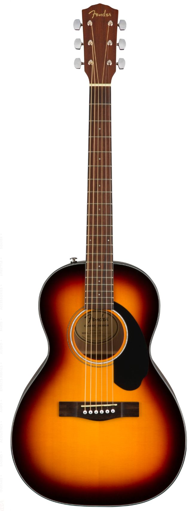 Fender Cp60S Parlor Sunburst Chitarra Acustica