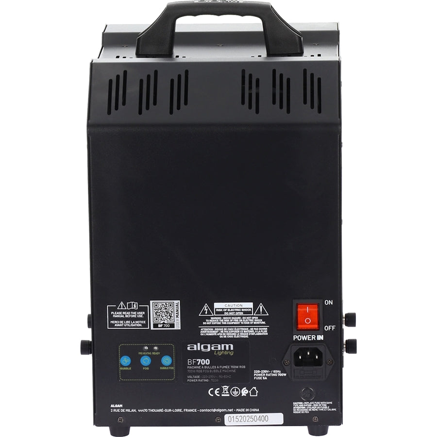 Algam Lighting BF700 Macchina Bolle con Fumo 700W