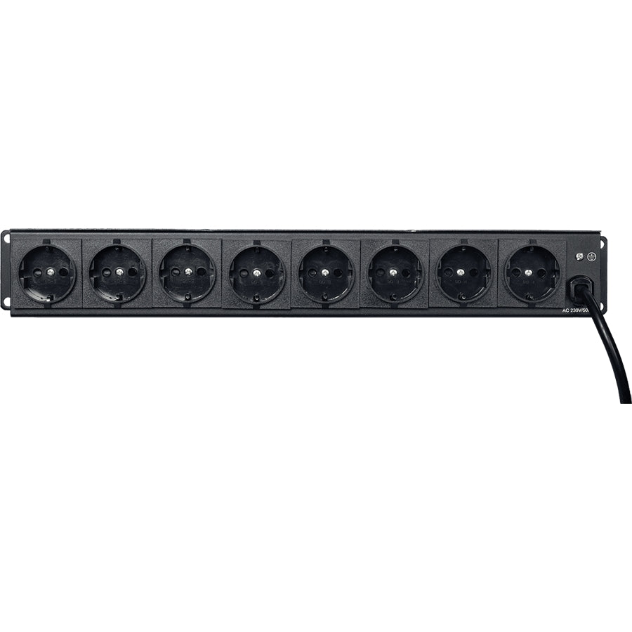 Algam Lighting DISPATCH-8 Multipresa 8 Posti da Rack con Interruttori Individuali