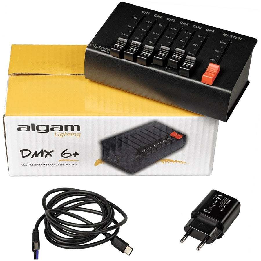 Algam Lighting DMX 6+ Controller DMX 6 Canali