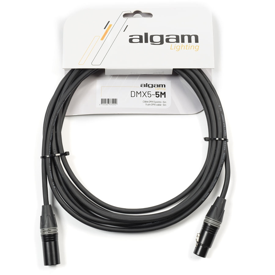 Algam Lighting DMX5-5M DMX 5-Pin Cable 5 m