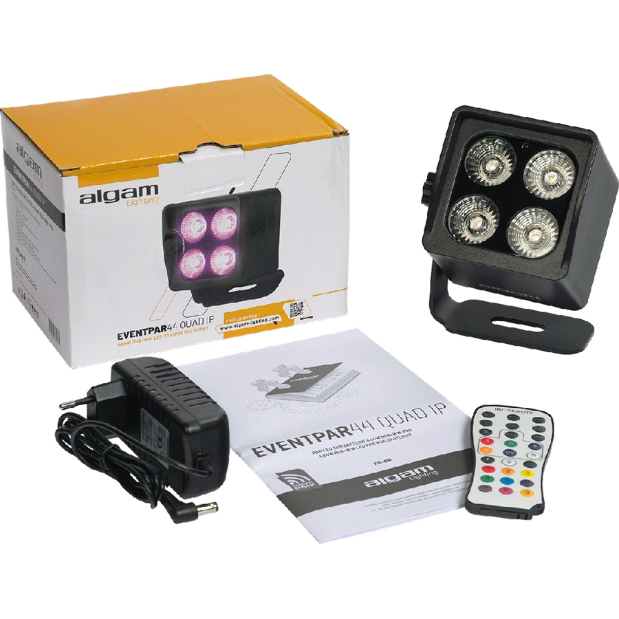 Algam Lighting EVENTPAR44-QUAD-IP Par Led 4x4W IP65 a Batteria