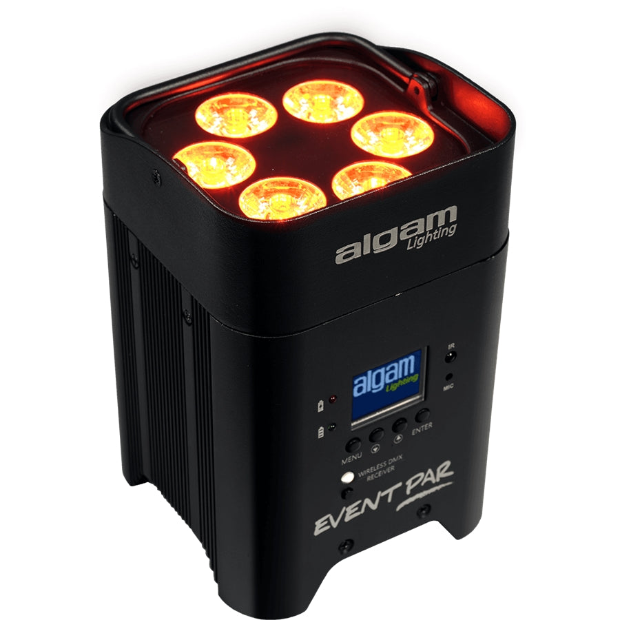 Algam Lighting EVENTPAR Par Led 6x12W RGBWA-UV a Batteria