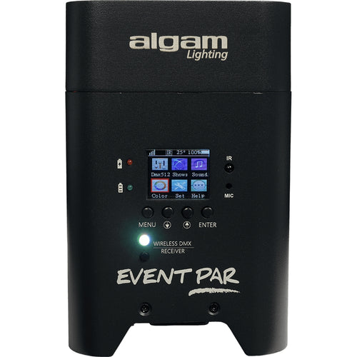 Algam Lighting EVENTPAR 6x12W RGBWA-UV Battery Powered LED Par