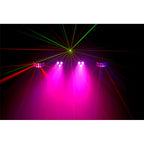 Algam Lighting FLORIDABAR-II Kit su Treppiede Par + Derby + Strobo + Laser con Telecomando IR