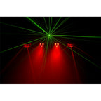 Algam Lighting FLORIDABAR-II Kit su Treppiede Par + Derby + Strobo + Laser con Telecomando IR