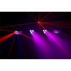 Algam Lighting FLORIDABAR-II Kit su Treppiede Par + Derby + Strobo + Laser con Telecomando IR