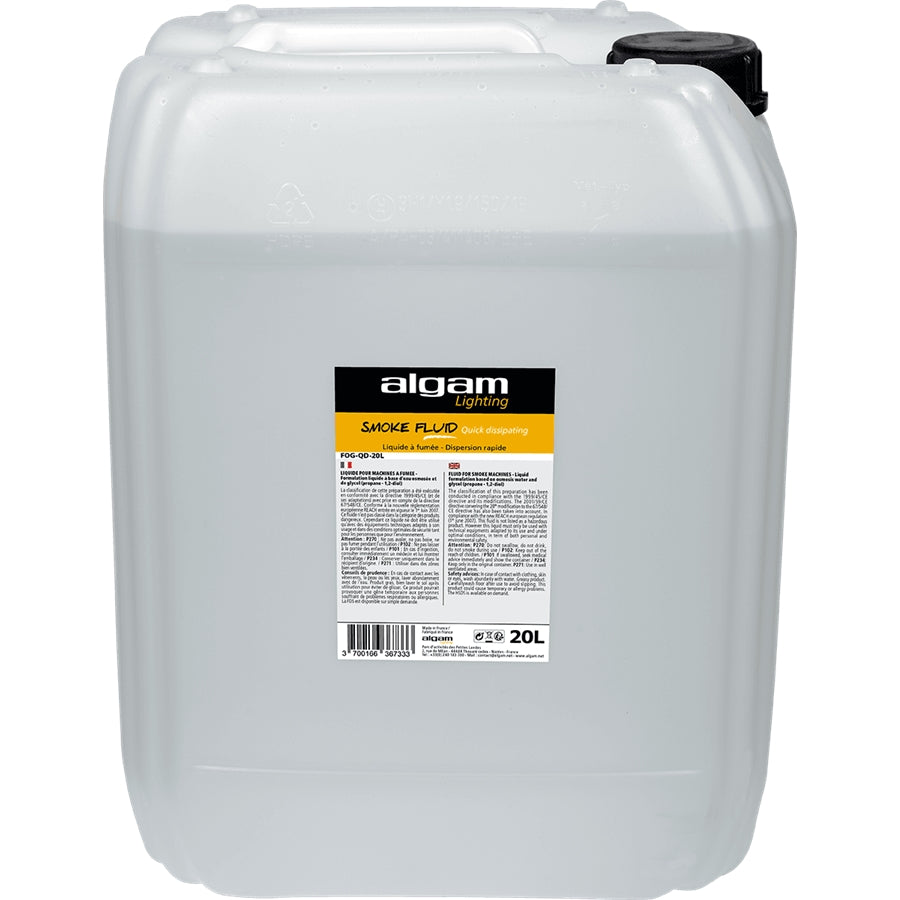 Algam Lighting FOG-QD-20L Liquido Fumo Dispersione Rapida Effetto CO2 20L