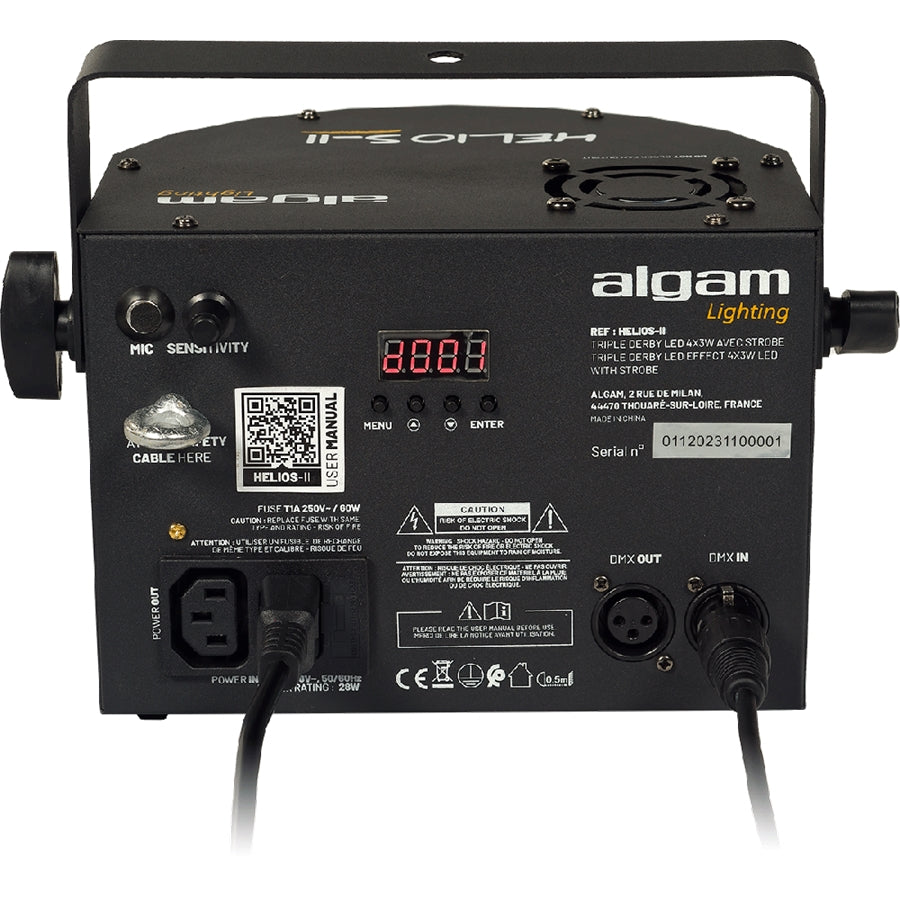 Algam Lighting HELIOS-II 2-in-1 LED Projector Derby + Strobe