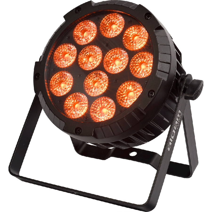 Algam Lighting IP-PAR-1212-HEX Par Led 12x12W RGBWA+UV IP65