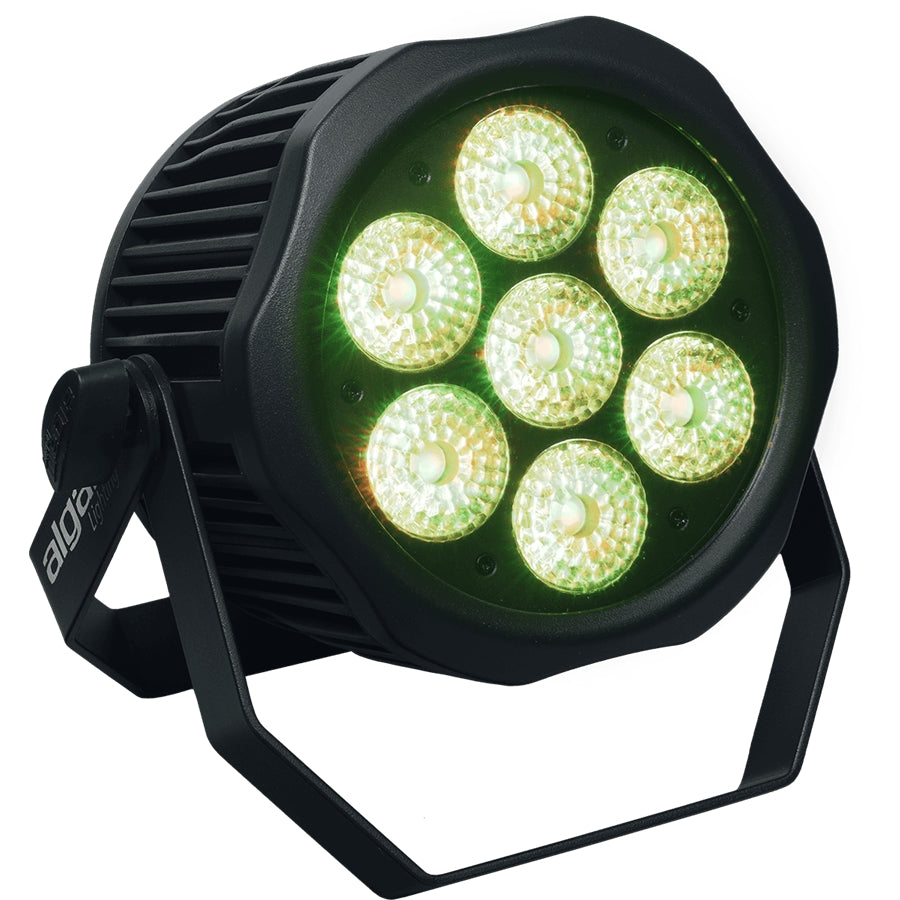 Algam Lighting IP-PAR-712-HEX Par Led 7x12W RGBWA+UV IP65